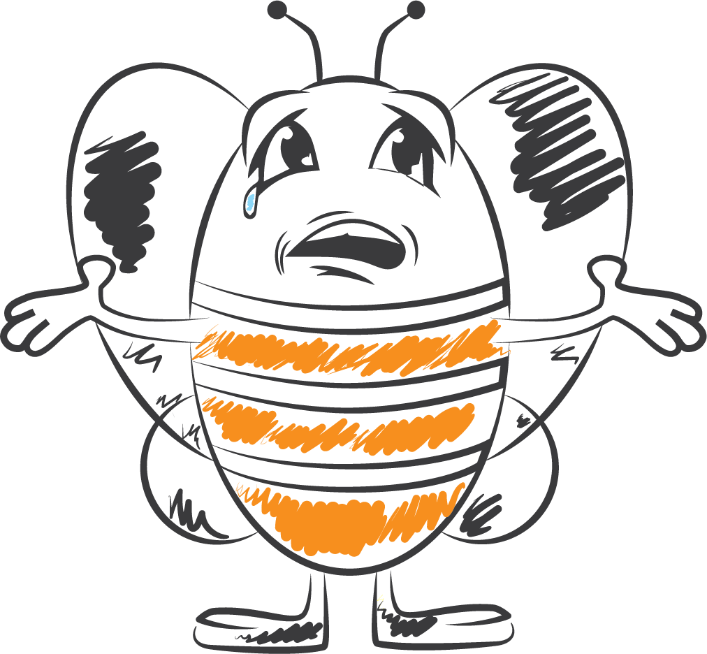 Sad bee
